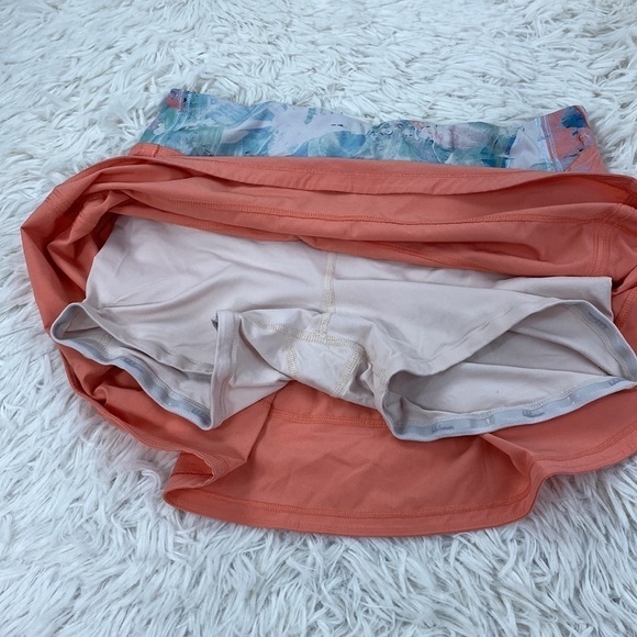 Lululemon Pace Rival Skirt II Plum Peach / Blushed Illusion Multi - Picture 4 of 8